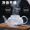 Glass Teapot With Stainless Steel Tea Strainer Infuser Flower Kettle Kung Fu Teawear Set Puer Oolong Heat Resistant Pot