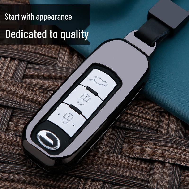 Key Case for GAC Trumpchi GS4/GS3/GA6/GA4/GS5/GA3 - Durable Shell with Buckle