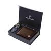 WildHorn Leather Wallet, Keychain & Pen Combo I Gift Hamper for Men (Brown Crunch)
