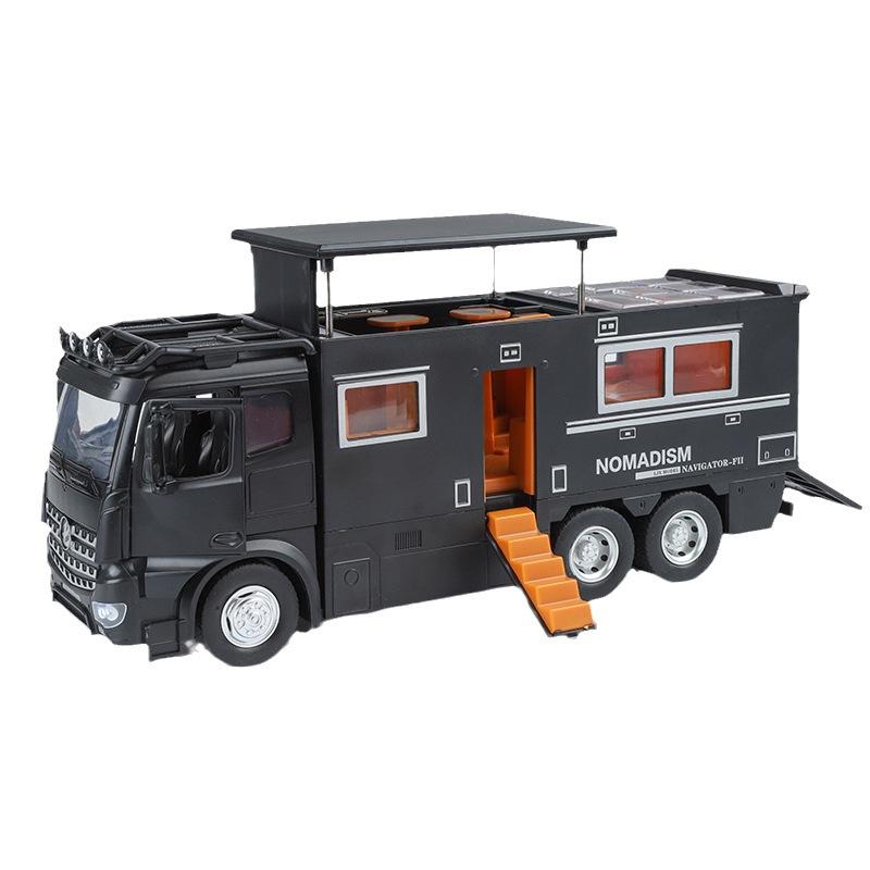 

1/18 Benz Arocs Nomadism Navigator F RV Alloy Diecast Model Car Home Decoration & Computer Desktop Ornaments Holiday Present Toy чёрный