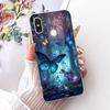 Transparent For Xiaomi Mi 8 Case Cover Luxury Fashion Butterfly Funny Cute Painted Casing M1803E1A