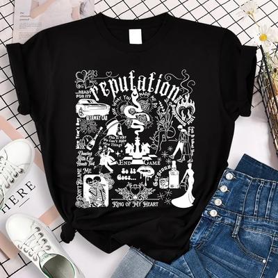 Music Album Lover T-Shirt T S 1989 Books Banner Shirts Eras Tour Outfit Clothes Tops Tees Camiseta Camiseta Unisex T-shirt