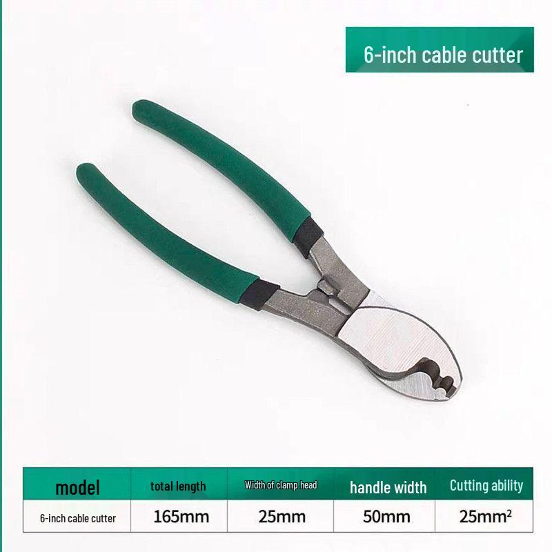 Electrician's 6/8-Inch Wire Cutter & Stripper Pliers Scissors