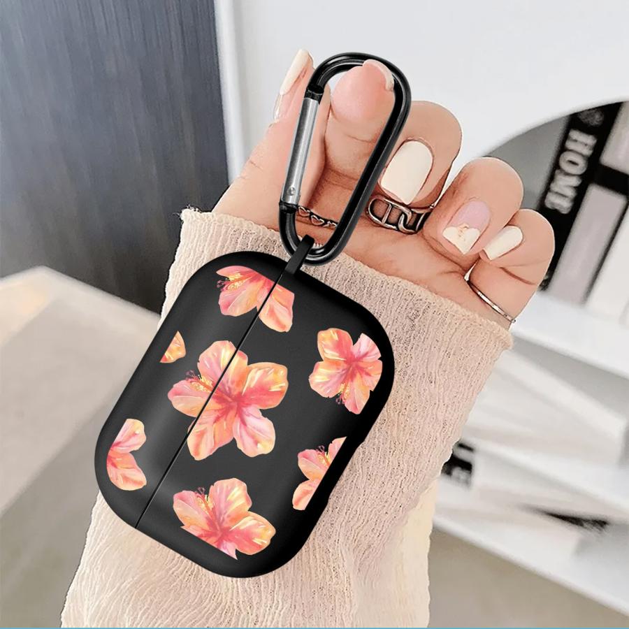 Beauty Floral Pattern Earphone Cases Cover Case For Airpods 1 2 4 Pro2 3 Pro3 Pro