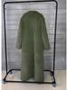 Women's Extra Long Faux Fur Coat with Suit Collar