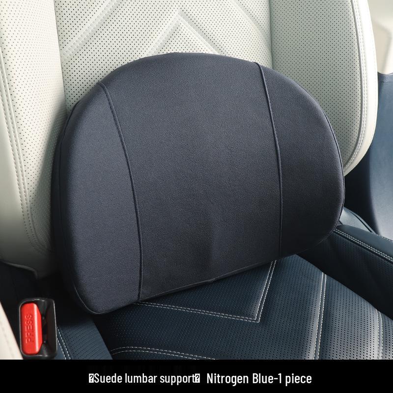 Car Seat Memory Foam Headrest & Lumbar Support Pillow