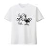 Hei Girl T Shirt Funny Chicken Lady Vacation Farm Outfit Ladies  Vintage Washed Top For Everyday Wear Unisex Homme Graphic
