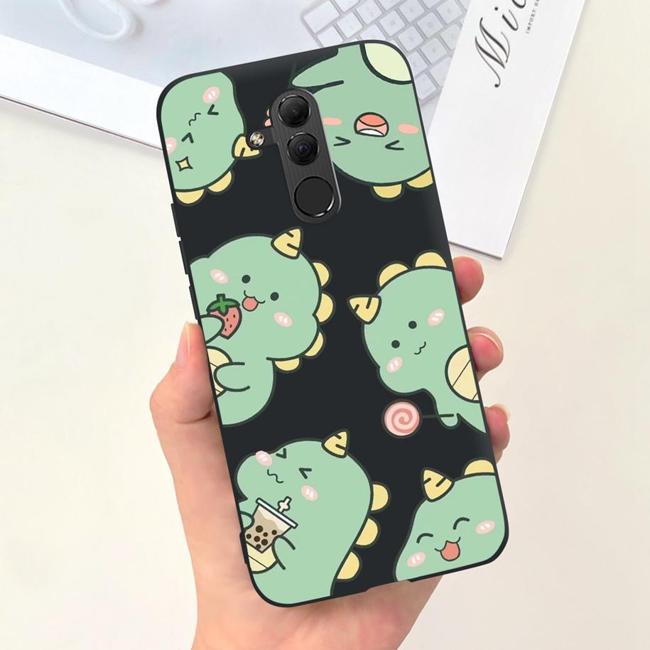 For Huawei Mate 20 Lite Case SNE-LX1 SNE-LX2 SNE-LX3 Protect Cover Popular Flower Soft Silicone Funda For Mate20 Lite Phone Case