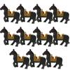 MOC Purchases Products Building Blocks Character Accessories Medieval Military Cavalry Knight Horses Animal Bricks Toy Gifts X36