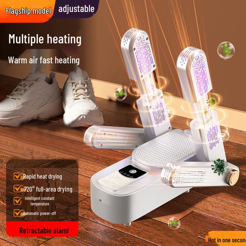 Teleszkópos Cipőszárító és Szagtalanító - Gyorsszárító, Sterilizáló Melegítő Otthonra és Diákoknak