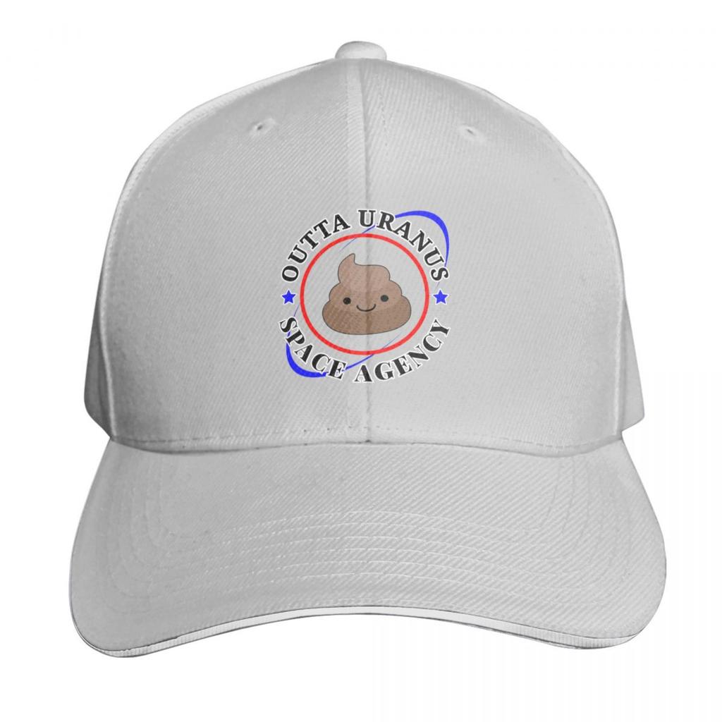 Outta Uranus Space Agency Logo Baseball Cap Uv Protection Solar Hat Hip Hop Trucker Cap Streetwear Unisexs Womens