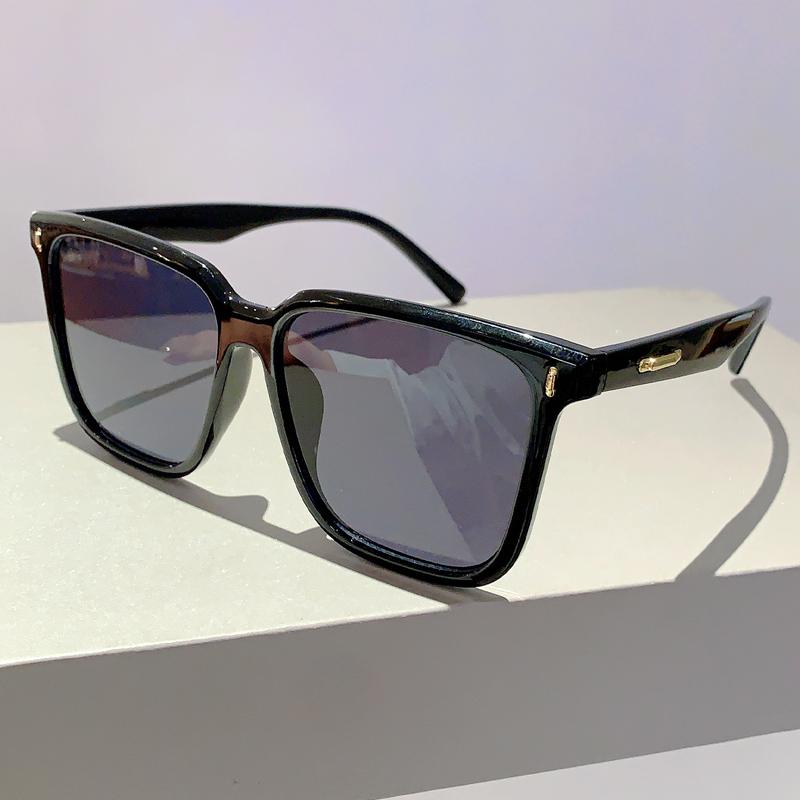 

Винтажные квадратные солнцезащитные очки Новые большие Стильные в корейском стиле Женские солнцезащитные очки Модные Модные Дизайнерские очки класса люкс