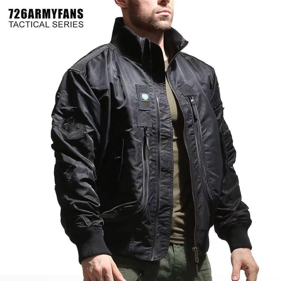 Men's Tactical Baseball Collar Pilot Jacket