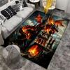 Mystical Dragon In Enchanted Forestcarpet Yoga Living Room Room Decor Children's Crawling Mat Doormat Area Rug Games Floor Mat