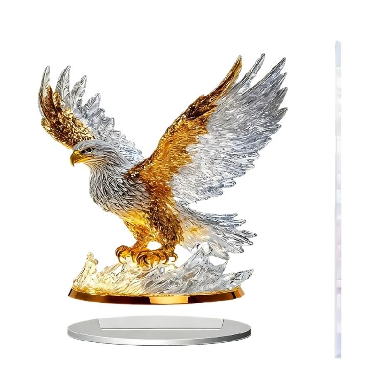 2D-Acryl-Glede-Statuen, Tischdekorationen, Tierfiguren, Skulpturen, Tischornamente für Zuhause und Büro