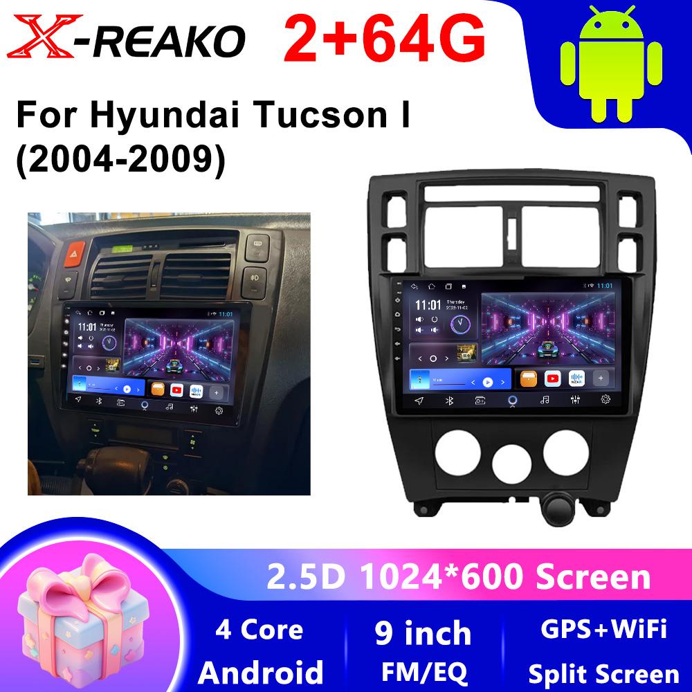 

Android Auto для Hyundai Tucson 2004 2005 2006 - 2009 Автомобильный Радио Мультимедиа Видео Плеер GPS Навигация Carplay Wi-Fi Головное Устройство 4 core 2GB+64GB CP