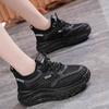 Mesh Breathable Sneakers 2025 Spring and Summer Dad Shoes New Versatile Thick Soles Heightening Super Hot Casual Shoes