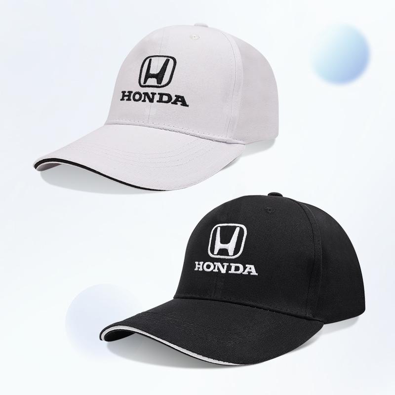 Car Emblem Honda Embroidery Snapback Baseball Cap Summer And Spring Autumn Outdoor Sports Adjustable Sunscreen Hat Casual Hats akn256