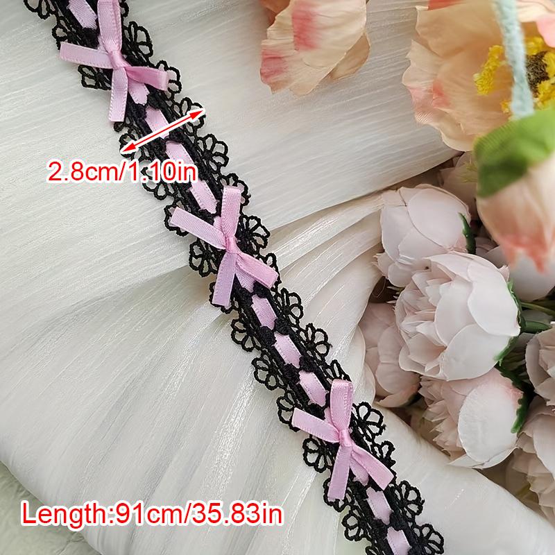 1yard Lolita Lace Trim Accessories Polyester Ribbon Dress Edging Decoration Skirt Lace Accessories Clothing Accessories 2.8cm Wide