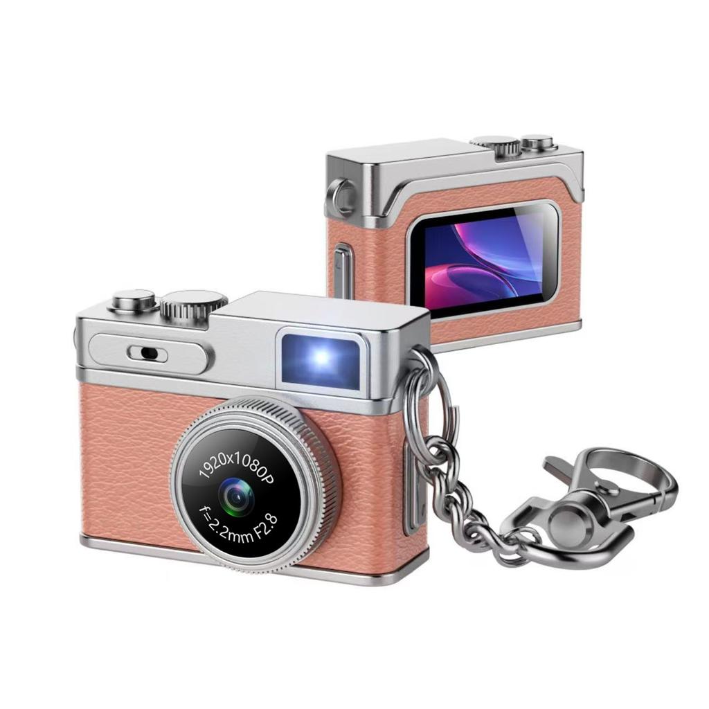 Magecam Retro digitální fotoaparát 1080P Videorekordér LED přisvětlení 0,96palcový IPS displej Přenosný Mini digitální fotoaparát
