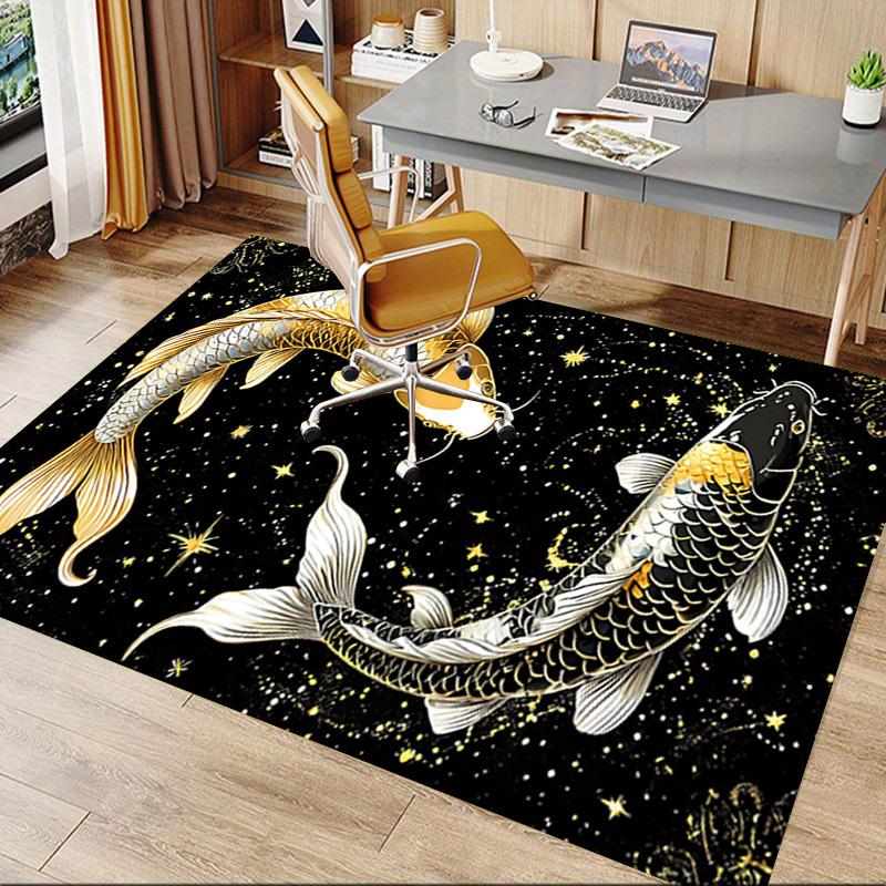 1 STuks Koi Vis Constellatie Extra Groot Antislip Vloerkleed, Kantoor, Familie, Studio   Groot Vloerkleed Binnenvloerkleden, Gedurfd Statement Stuk