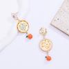 Painting Enamel Flower Dangle Earrings Charm Bohemian Dangle Earring  Party