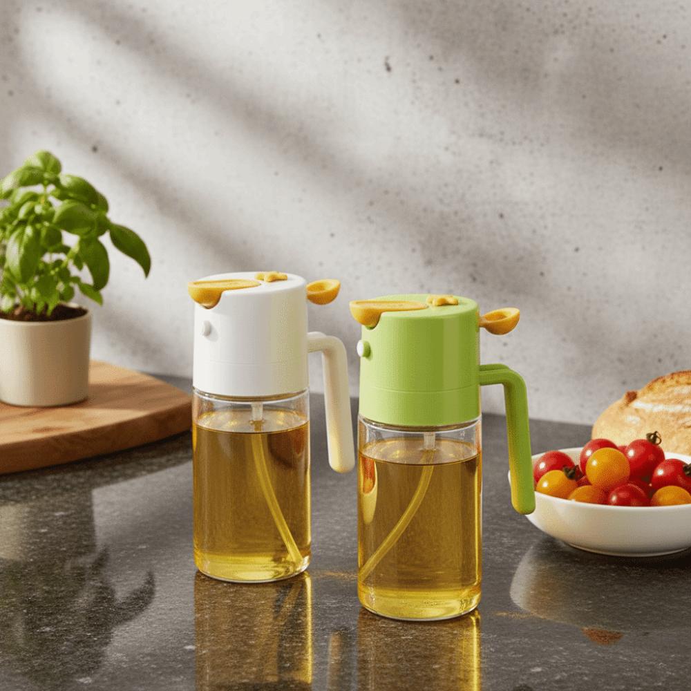 Glass Oil Spray 460ml Oil Storage Bottle Practical Cooking Spray Bottle  Baking