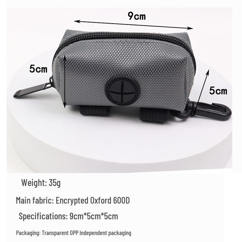 Portable Oxford Dog Poop Bag Dispenser: Outdoor Pet Waste Bag Storage Box