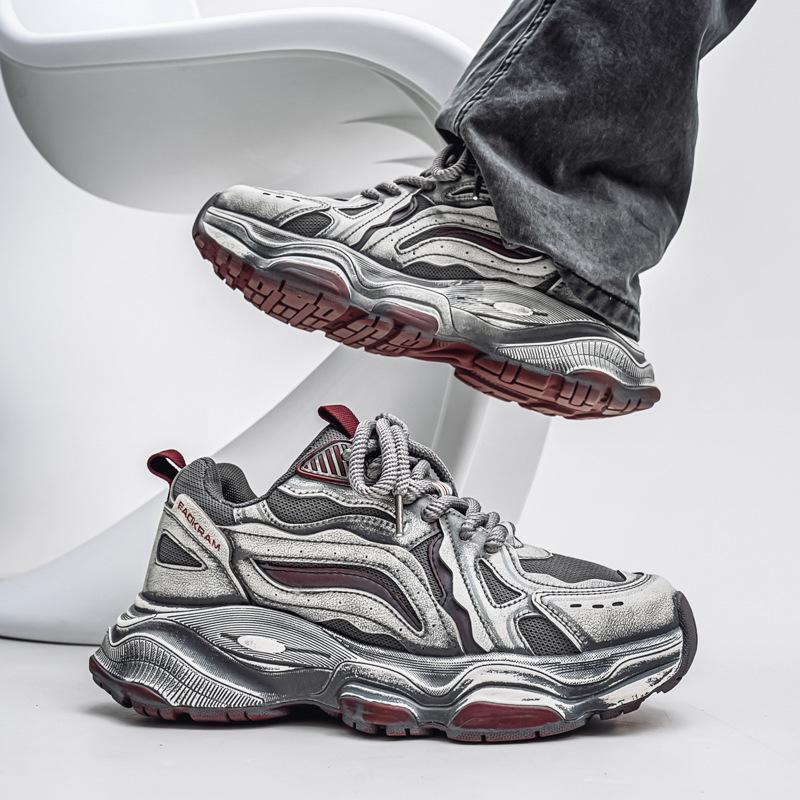 Summer new retro dad shoes platform sneakers polished and old breathable casual shoes