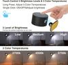 360° Rotating LED Wall Light: Rechargeable, Portable Touch-Control for Bedside Reading & Magnetic Cabinet Use.