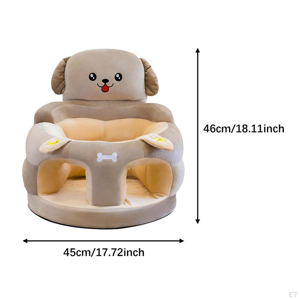 Sitzstütze für Babys, Sitzen lernen, vielseitig, Cartoon für Mädchen Jungen Geschenk, grün