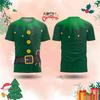 Funny Christmas Santa Claus T-shirt Short Sleeve T-shirt Personality Cosplay Design Xmas Festival Tee Top  Unisex Clothing