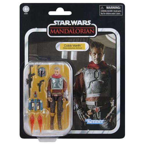 Star Wars Vintage Collection Cobb Vanth (Mandalorian Armor), Deluxe Mandalorian 3.75-inch Collectible Action Figure