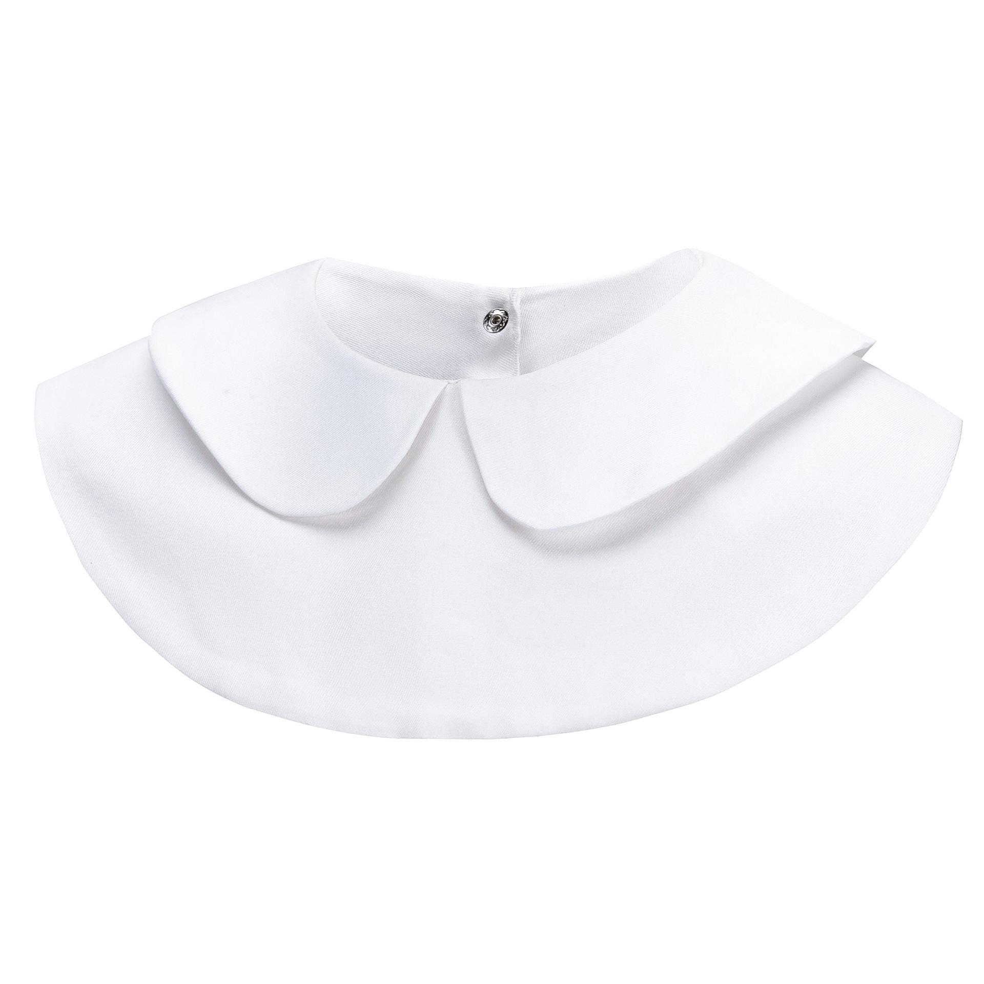 Идеальное Сочетание Женская Хлопковая Съемная Ложная Блузка Воротник-стойка Кружевной Кукольный Воротник Топ Взрослый Половина Рубашки Декоративная Модная Женская Одежда