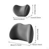 Car Pillow Cushion Kit Neck High Performance Universal Headrest Lumbar for