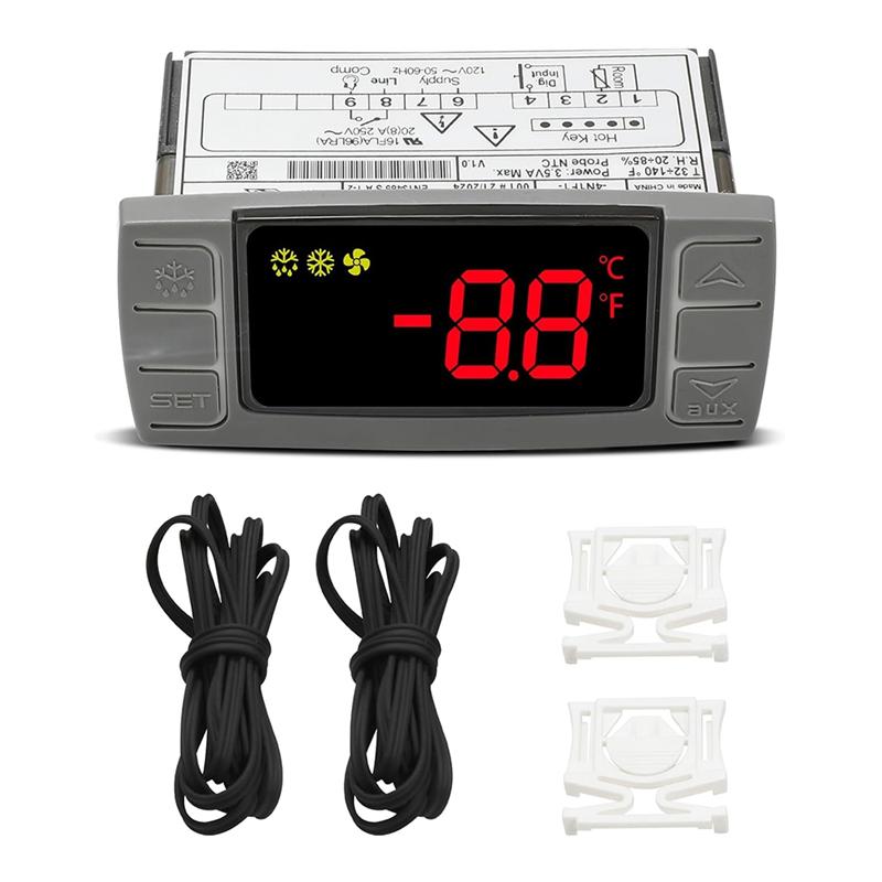 -MEOF Per Termostato Dixell XR02CX-4N1F1, Sostituisce Per Termostato Dixell Adatto Per Frigoriferi/Congelatori