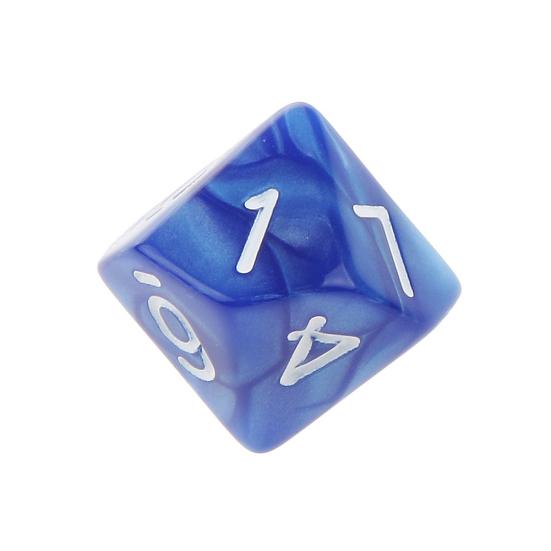 10Pcs Multi-sided Solid Color TRPG Game D10 Polyhedral Dice Party Props Gift