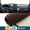 Car Dashboard Cover Avoid Light Pad For Toyota Land Cruiser Prado 120 J120 2003-2006 2007 2008 2009 Anti-UV Carpets Non-Slip Mat