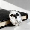 1/2/3Pcs Raven Skull Souvenir Coin Double-Sided Attitude Crow Challenge Coin Token of Freedom Humor