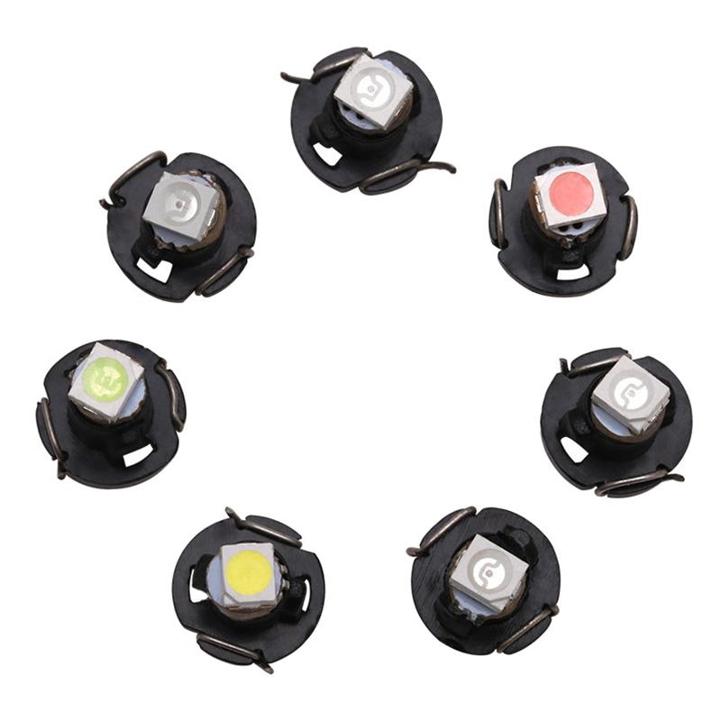 10PCS LED T3 T4.2 T4.7 Meter Bulb Trument 3528 Neo Wedge Warning Switch Radio Dashboard Indicator Panel Lamp Car Lights