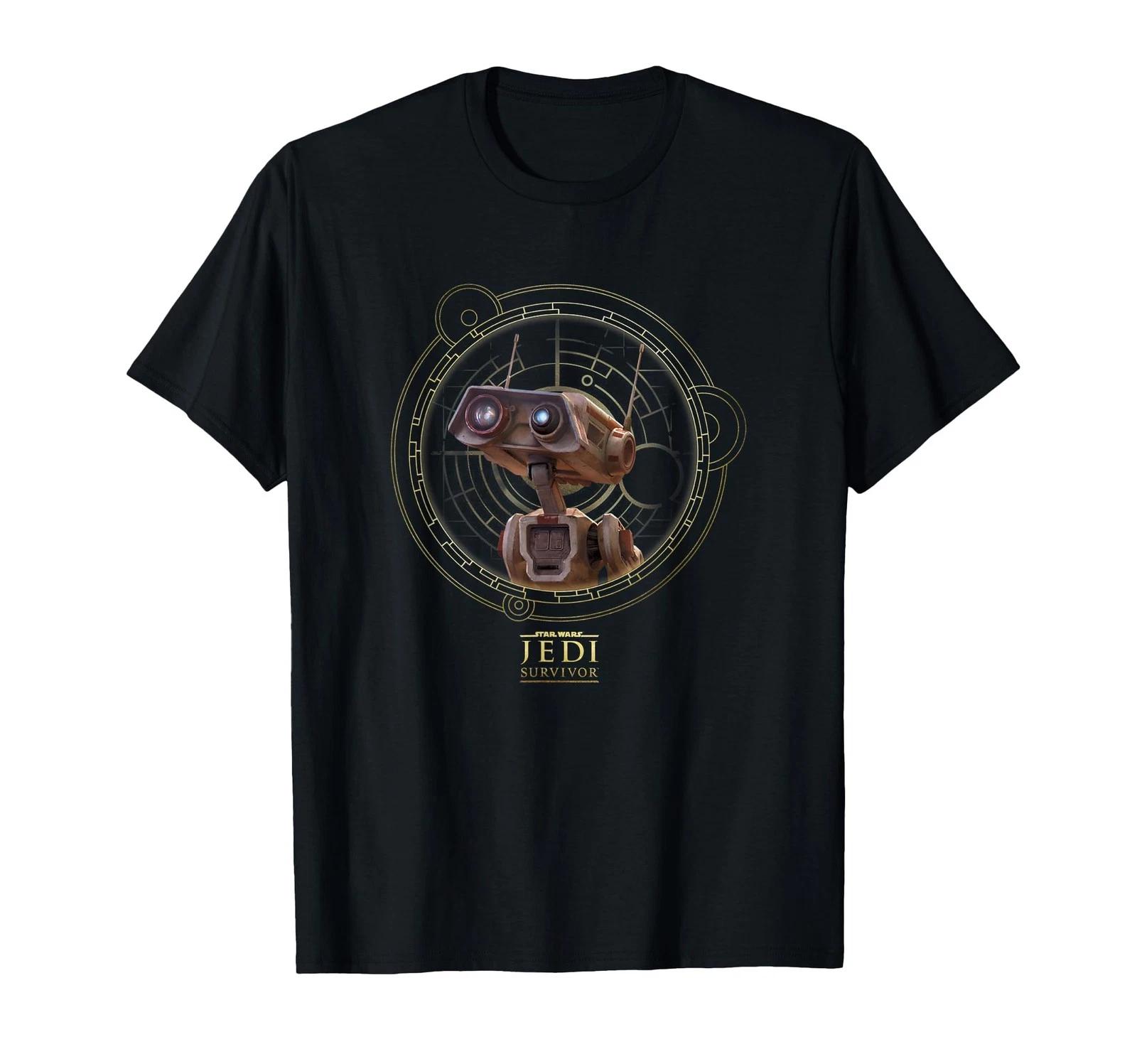 Star Wars Jedi: Survivor Bd-1 Circle Vintage Portrait T-Shirt_ 4XL