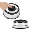 Vacuum Food    Cov  with FreshnessKeeping Film Food    Lid for Home Kitchen(Black )