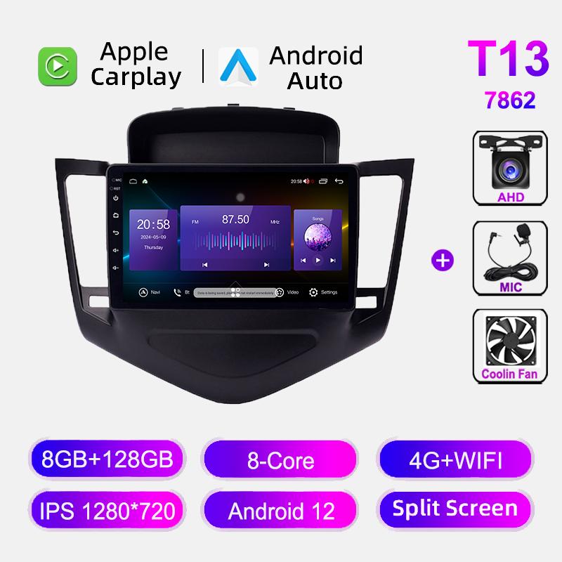 For Chevrolet Cruze J300 2008 - 2015 Car Radio Multimedia Video Player Navigation Stereo GPS Android 10 No 2din 2 Din  Head Unit