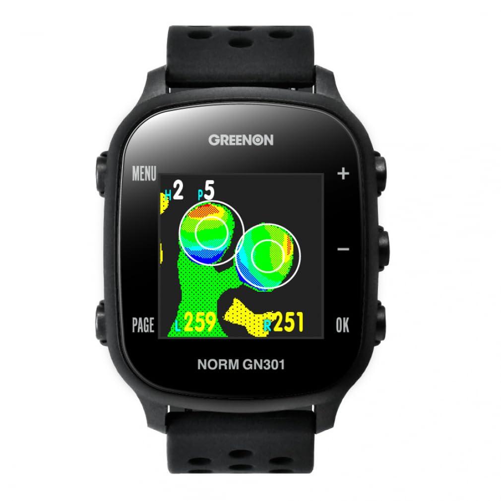 GreenOn The Golf Watch NORM II Plus L1S Color THE GOLF WATCH NORM II Green Undulation Model (Michibiki Compatible, LCD, Plus/NORM GN301, Display) (New