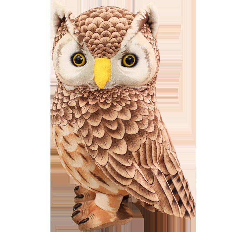 Adorable Realistic Owl Plush Toy - Perfect Children's Holiday Gift