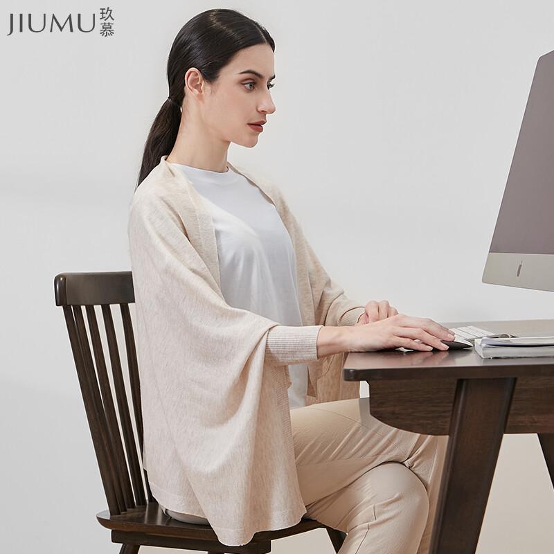 JIUMU Women s Wool Blend Shawl Scarf светло-бежевый
