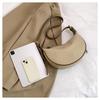 2024 Korean Style Soft PU Leather Women's Dumpling Crossbody Bag - Versatile & Fashionable