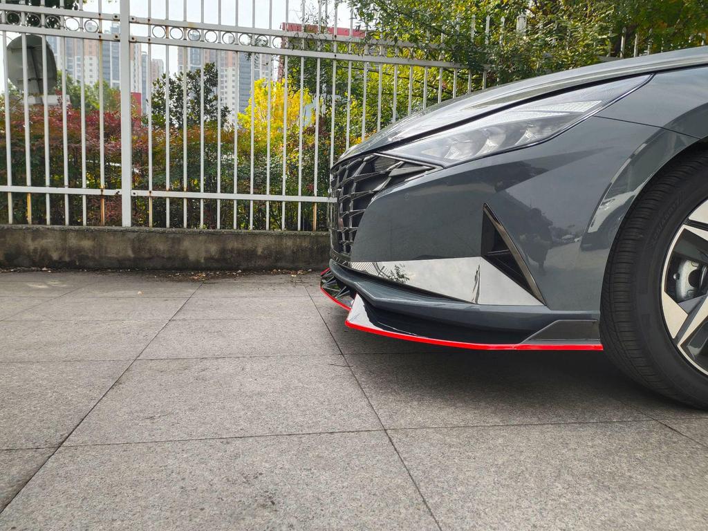 Frontsplitter & Seitenschweller Kit für Hyundai Elantra 7. Generation: Stoßfänger Kollisionsschutz