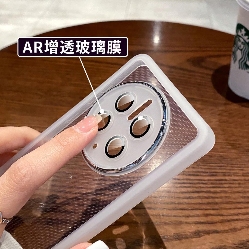 With Lens Film, Suitable for Huawei Mate50pro Mobile Phone Case, Transparent Mt40 All-inclusive M30 Anti-drop Simple Protective Case