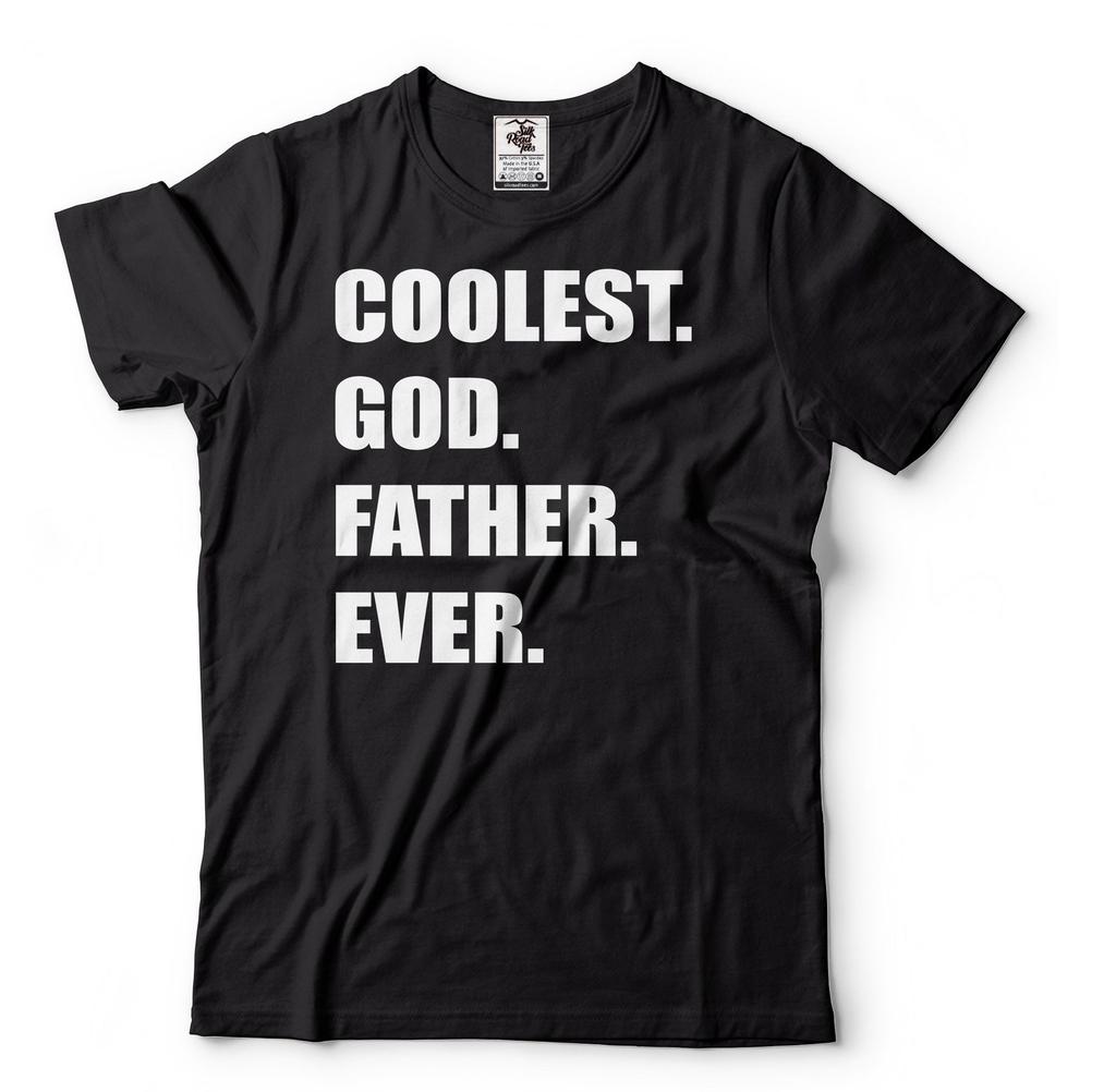 Coolest Godfather Ever T-Shirt - Funny Graphic Tee